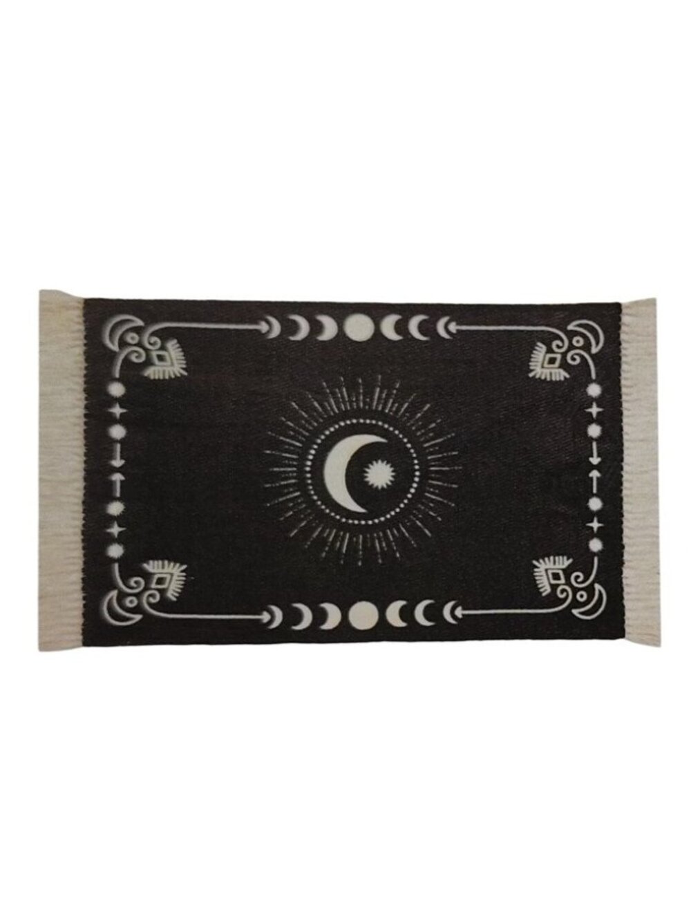 Place and Time 24 x 36in Halloween Celestial Eclipse Rug from Recycled Polyester